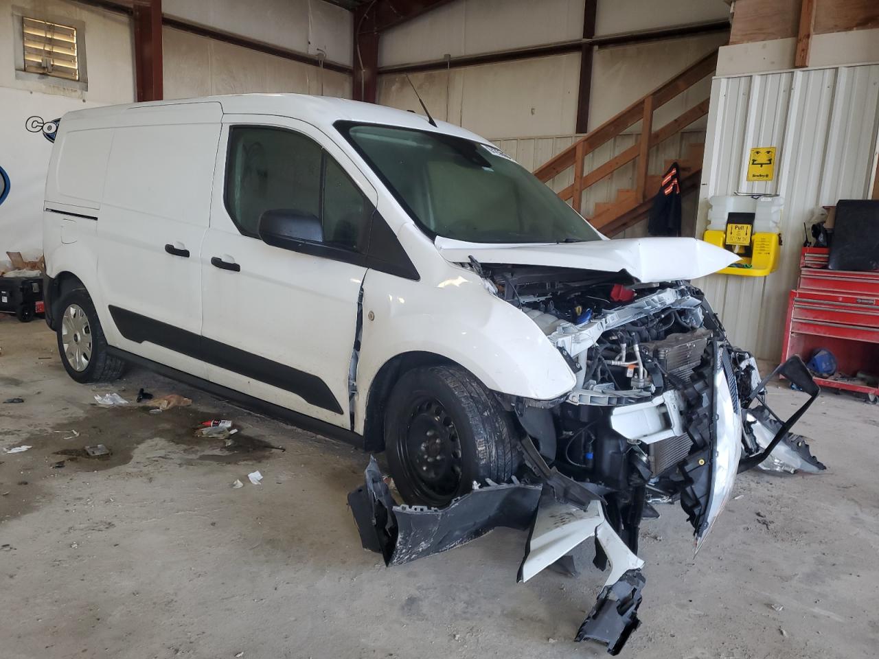 2022 Ford Transit VIN NM0LS7S23N1517175 Copart auction photo, front end / minor dent/scratches damage thumbnail 4