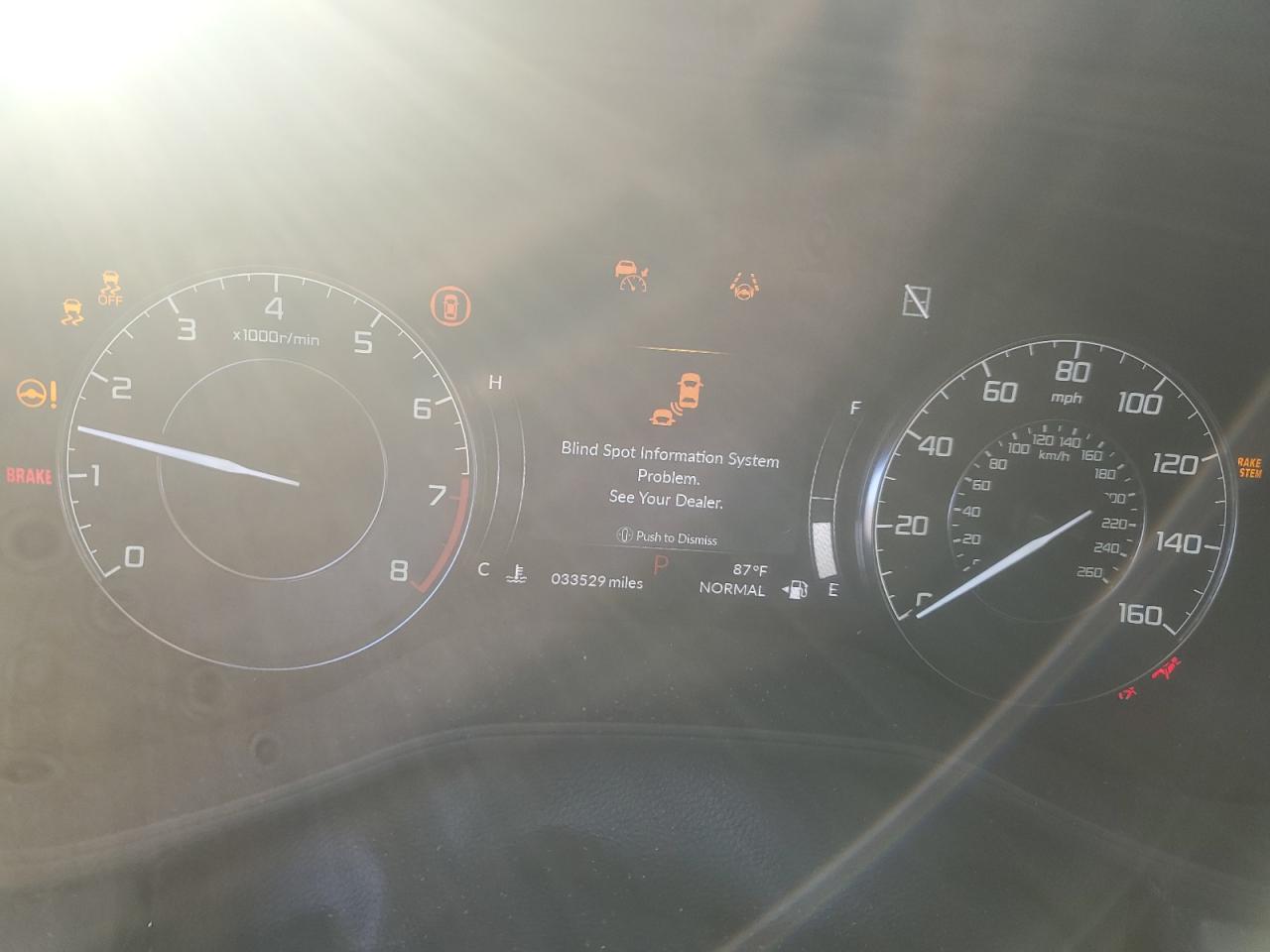 2021 Acura TLX VIN 19UUB5F43MA002233 Copart auction photo, front end / rear end damage thumbnail 9