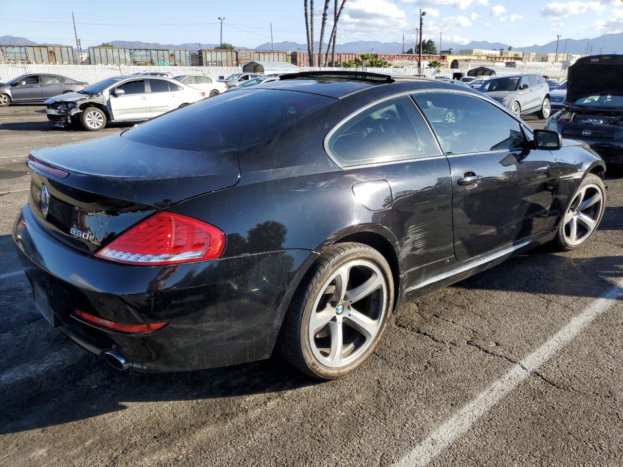 2008 BMW 6er VIN WBAEA53508CV90599 Copart auction photo, front end / minor dent/scratches damage thumbnail 3