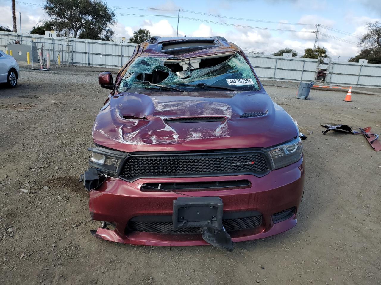 2018 Dodge Durango VIN 1C4RDJDG2JC434980 Copart auction photo, all over damage thumbnail 5