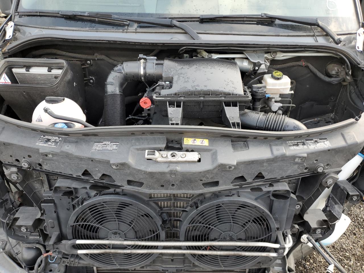 2015 Mercedes-Benz Sprinter VIN WD4PE7DC0FP171379 Copart auction photo, front end damage thumbnail 13