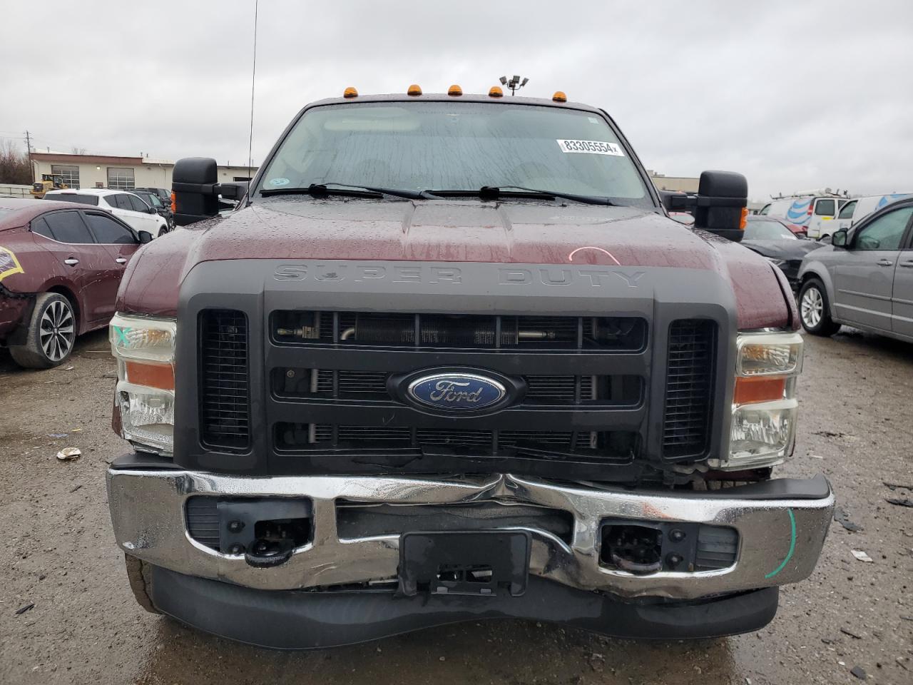 2009 Ford F250 VIN 1FTNF21539EA69923 Copart auction photo, front end / side damage thumbnail 5