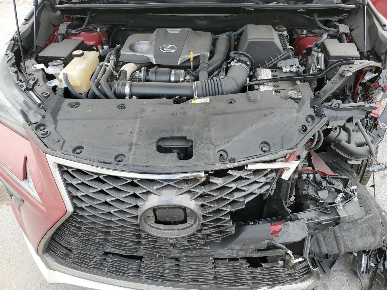 2020 Lexus NX VIN JTJSARDZ8L5011464 Copart auction photo, front end damage thumbnail 13