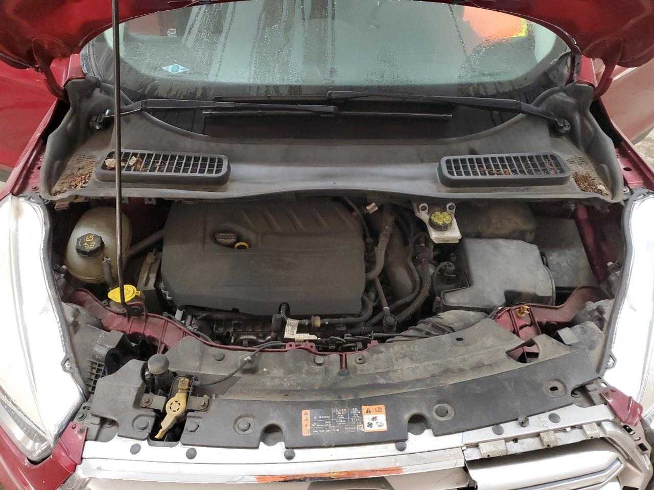 2017 Ford Escape VIN 1FMCU0GD7HUB79891 Copart auction photo, front end / side damage thumbnail 12
