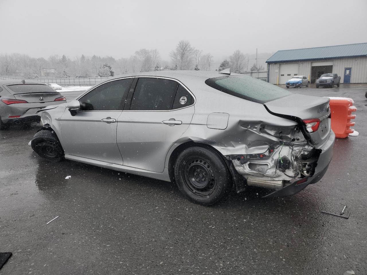 2019 Toyota Camry VIN 4T1B31HK2KU007499 Copart auction photo, front end / rear end damage thumbnail 2