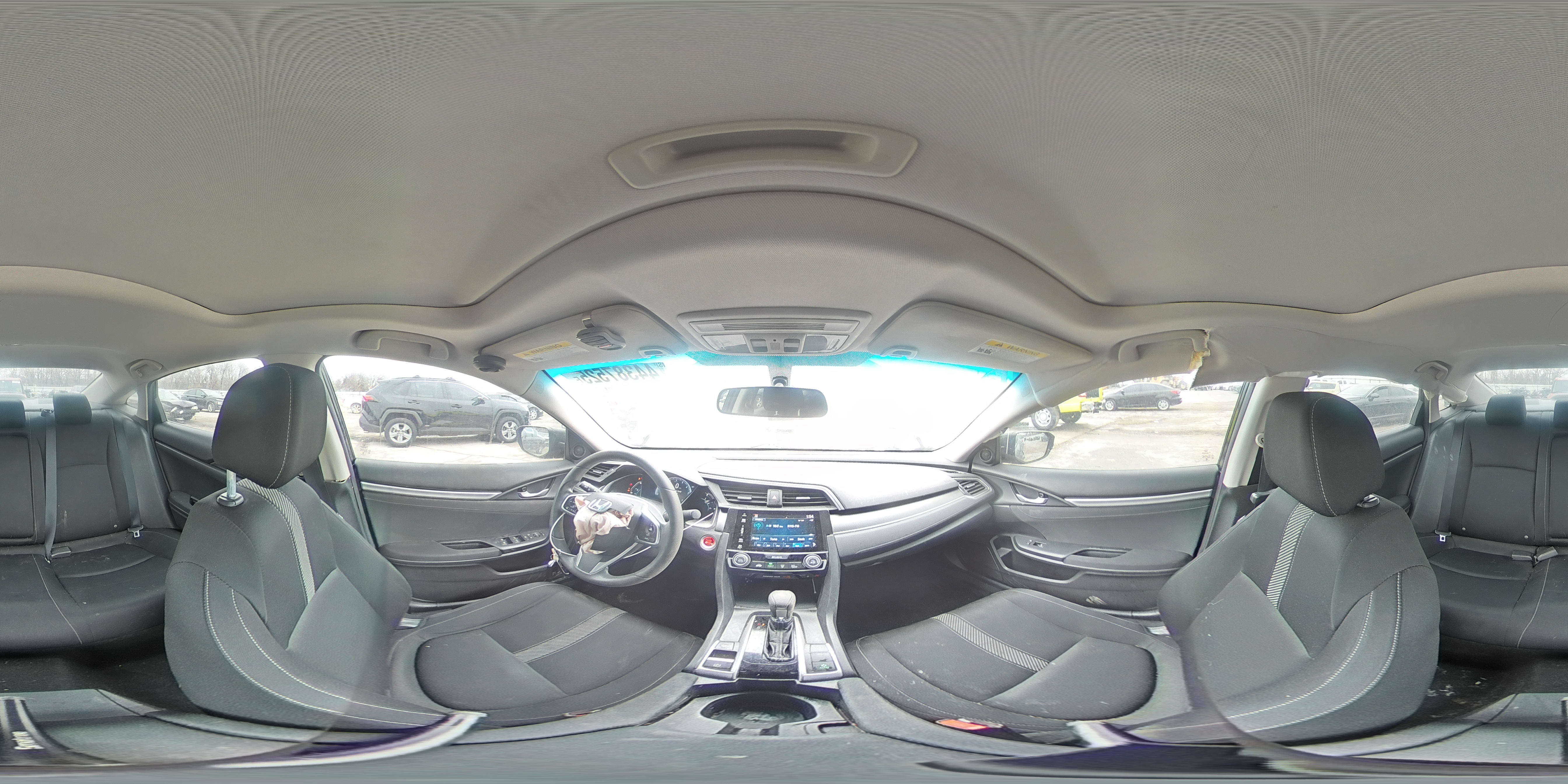 2016 Honda Civic VIN 19XFC2F71GE057102 Copart auction photo, front end / hail damage thumbnail 12
