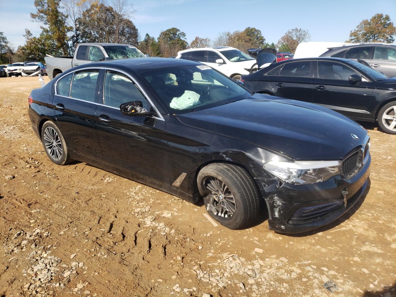2018 BMW 5er VIN WBAJE7C53JWC57786 Copart auction photo, front end damage thumbnail 4