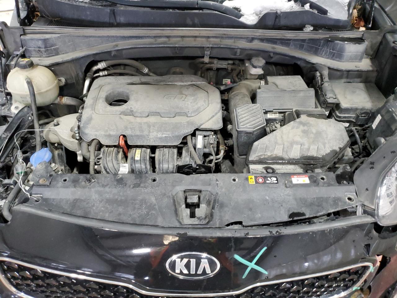 2017 KIA Sportage VIN KNDPMCAC1H7208209 Copart auction photo, front end / side damage thumbnail 12