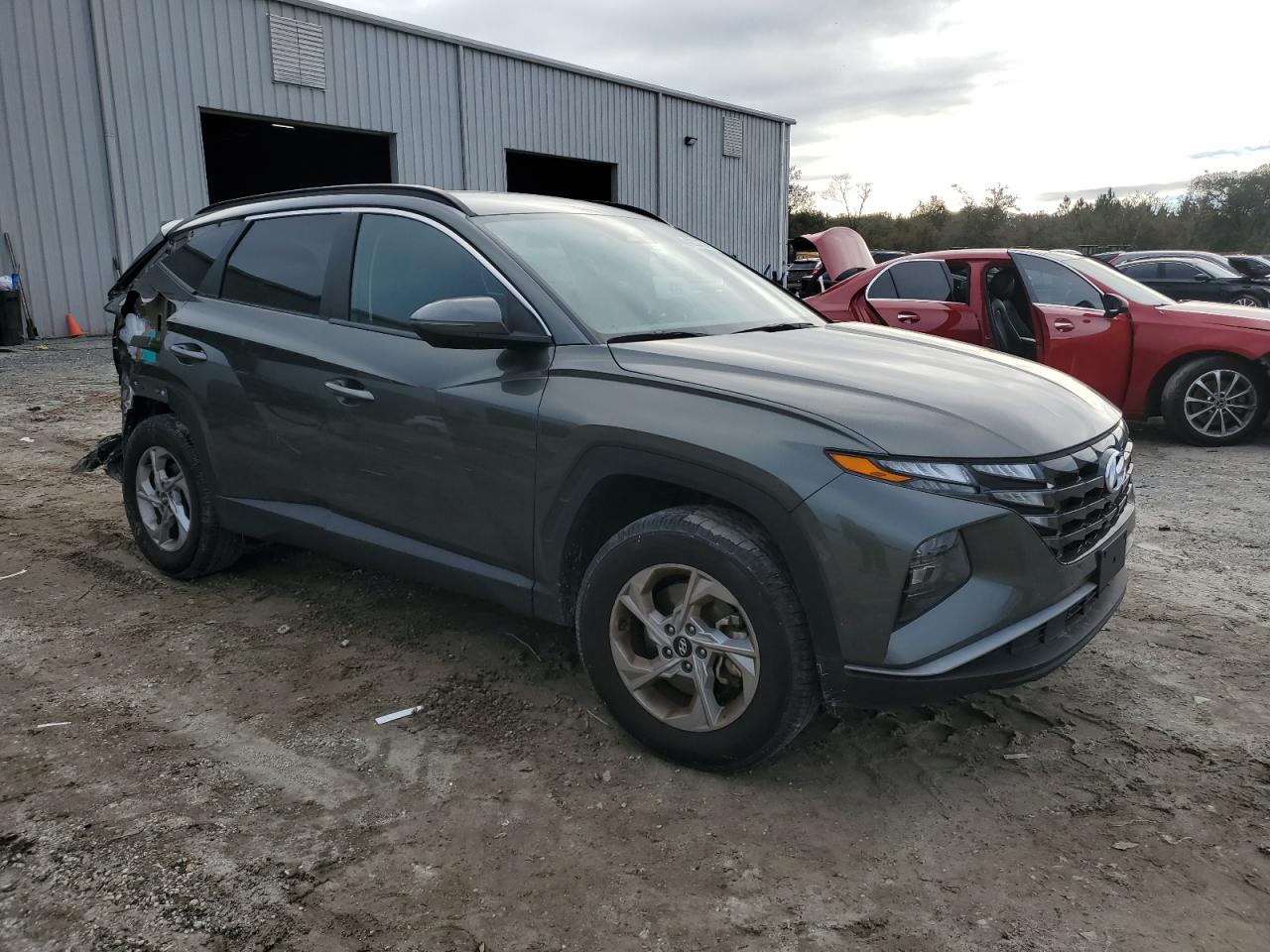 2023 Hyundai Tucson VIN 5NMJBCAE4PH199221 Copart auction photo, rear end damage thumbnail 4