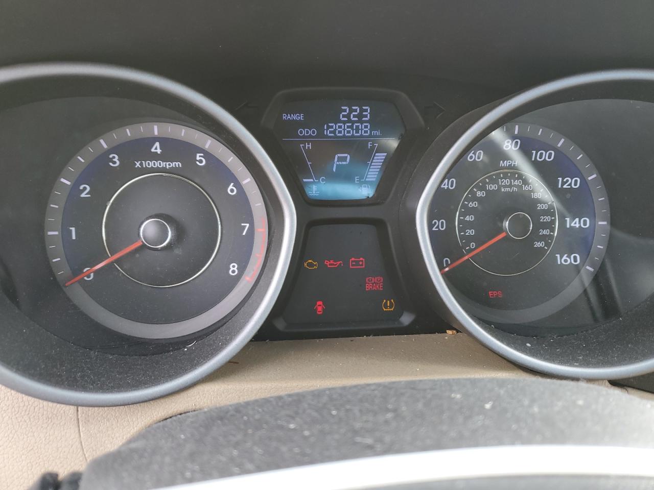 2011 Hyundai Elantra VIN KMHDH4AE0BU105513 Copart auction photo, mechanical damage thumbnail 9