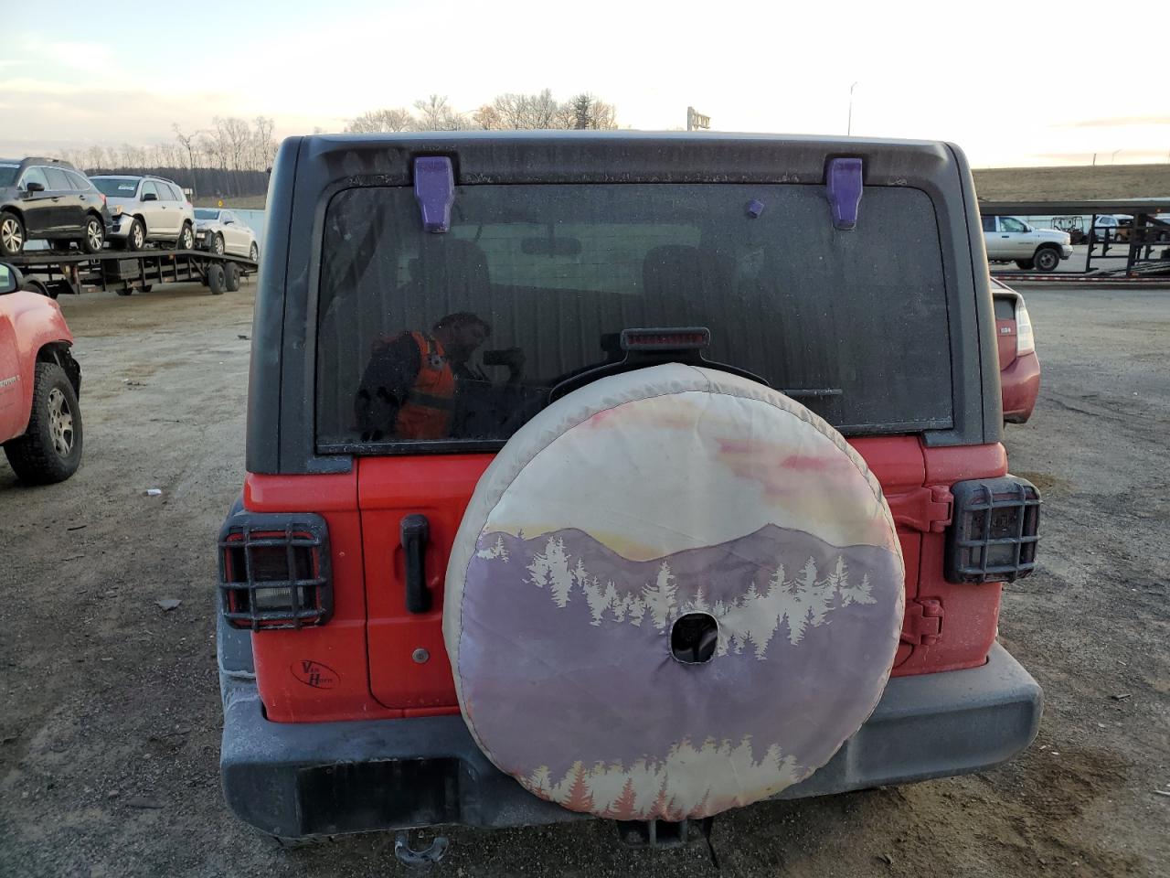 2020 Jeep Wrangler VIN 1C4GJXAGXLW222918 Copart auction photo, front end damage thumbnail 6