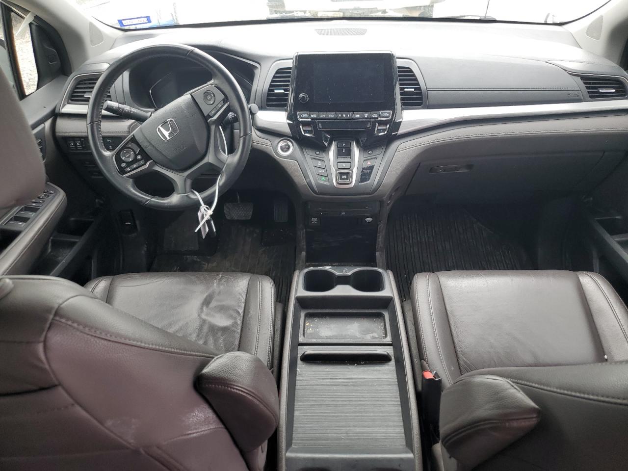 2020 Honda Odyssey VIN 5FNRL6H88LB014164 Copart auction photo, side damage thumbnail 8