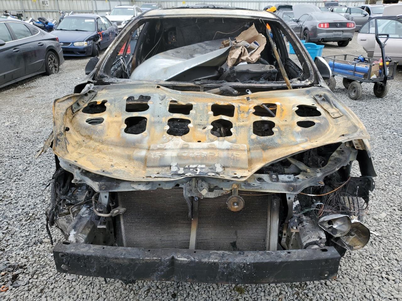 2012 Toyota Corolla VIN 2T1BU4EE4CC778448 Copart auction photo, burn damage thumbnail 5