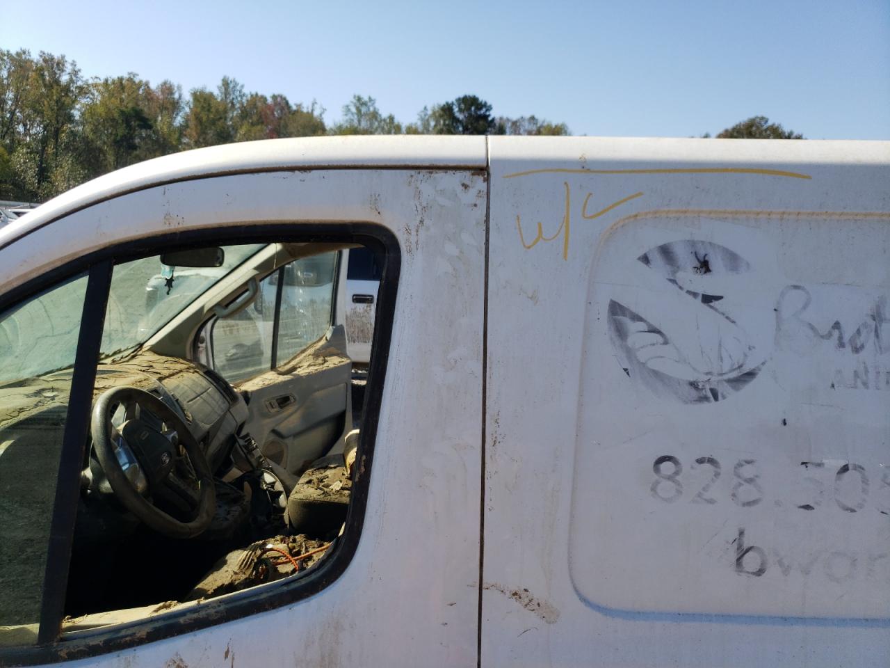 2015 Ford Transit VIN 1FTNR1ZM1FKA76752 Copart auction photo, water/flood damage thumbnail 13