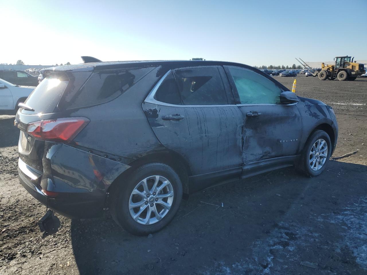 2020 Chevrolet Equinox VIN 3GNAXUEV1LS520465 Copart auction photo, side / rear end damage thumbnail 3