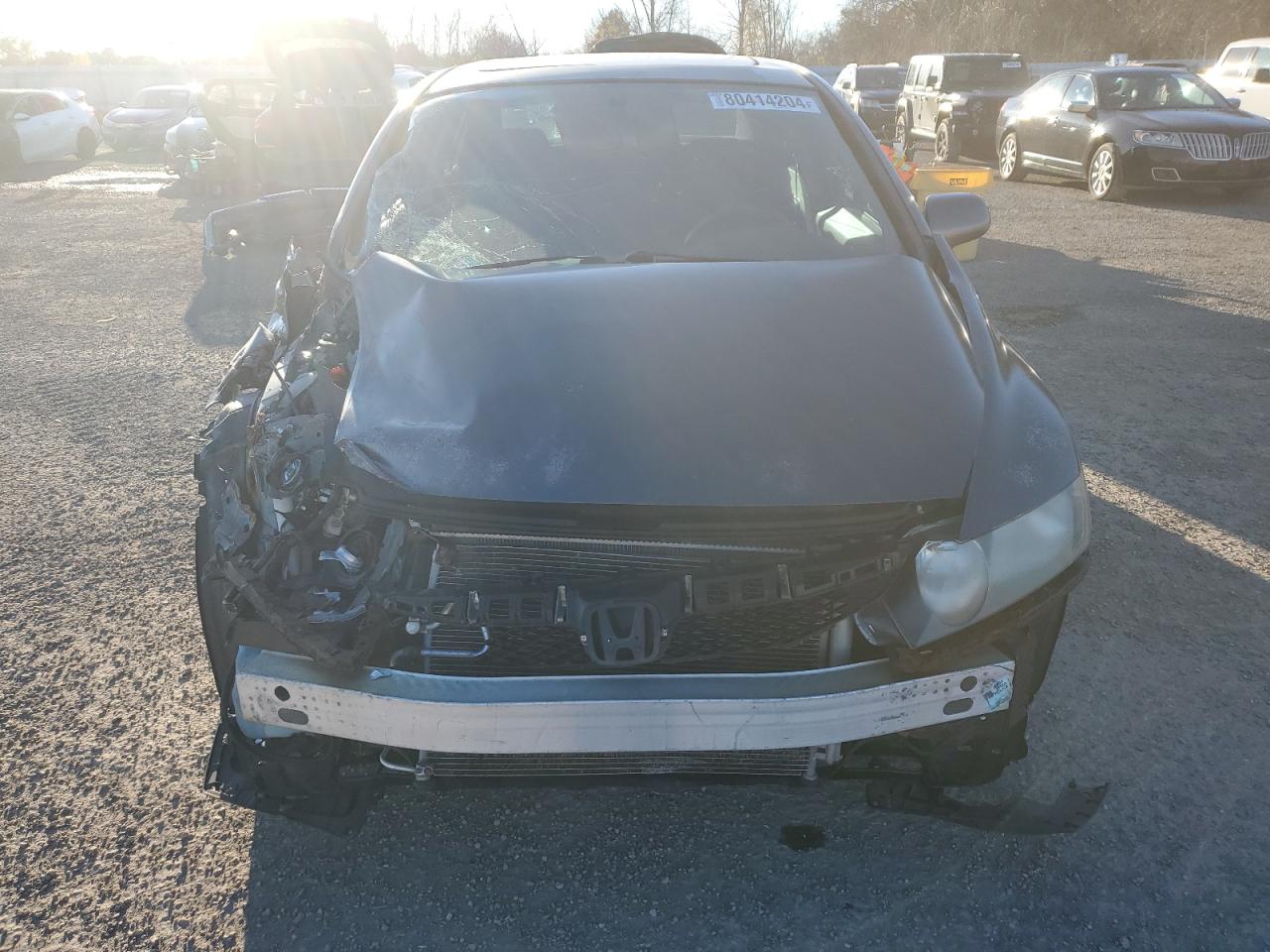 2009 Honda Civic VIN 2HGFA16699H014739 Copart auction photo, front end / side damage thumbnail 5