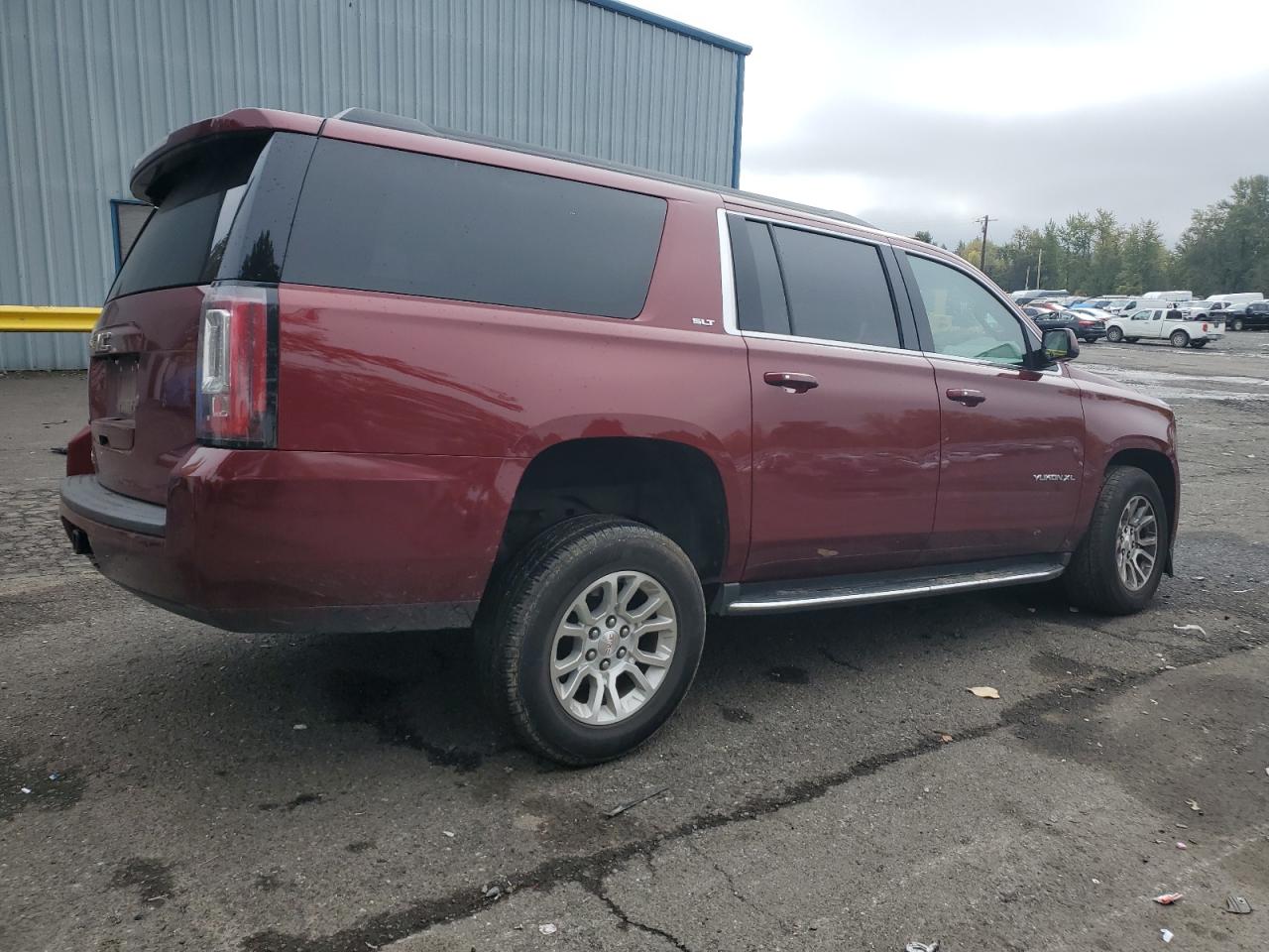 2019 GMC Yukon VIN 1GKS2GKC6KR341781 Copart auction photo, side damage thumbnail 3