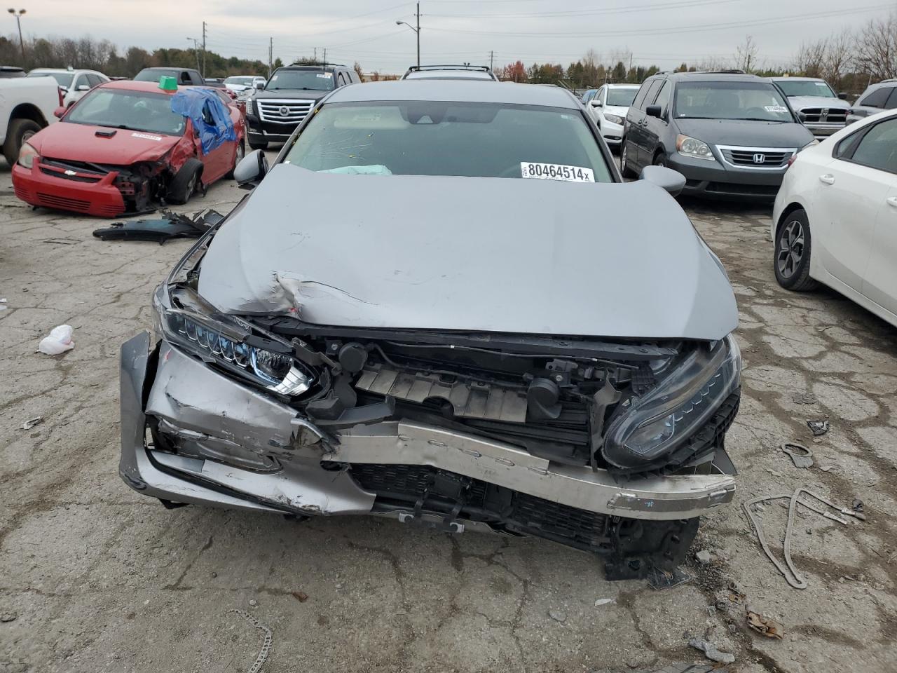 2018 Honda Accord VIN 1HGCV3F18JA002284 Copart auction photo, front end / minor dent/scratches damage thumbnail 5
