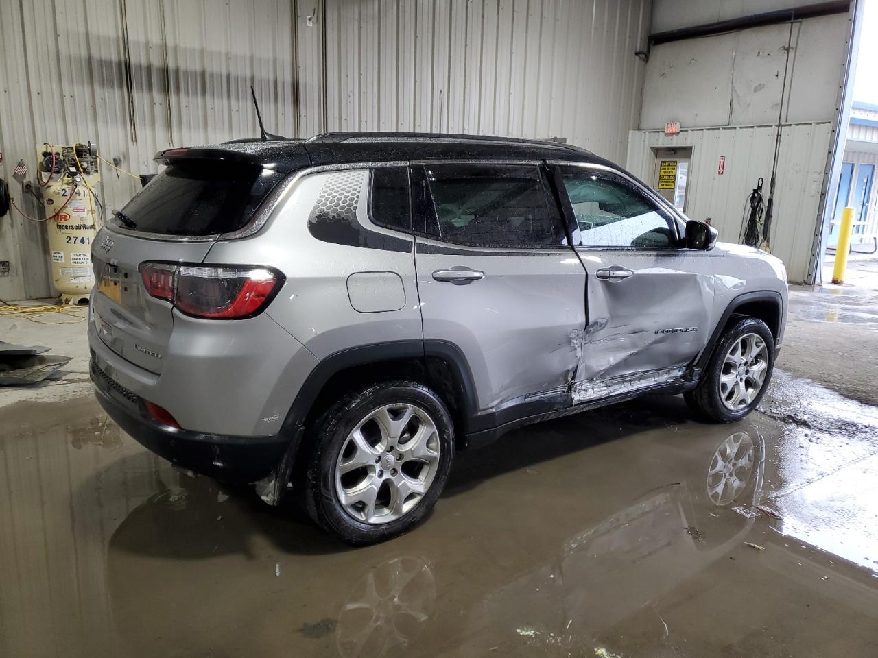 2022 Jeep Compass VIN 3C4NJDCB0NT113383 Copart auction photo, side / top/roof damage thumbnail 3