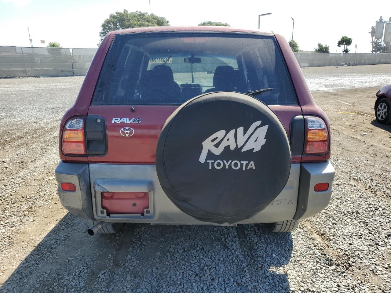 2000 Toyota RAV 4 VIN JT3GP10V1Y0045671 Copart auction photo, minor dent/scratches damage thumbnail 6