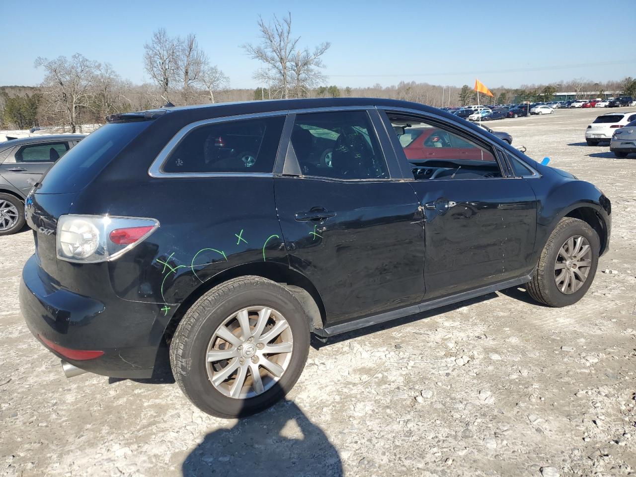 2010 Mazda CX-7 VIN JM3ER2W53A0352539 Copart auction photo, side / rear end damage thumbnail 3