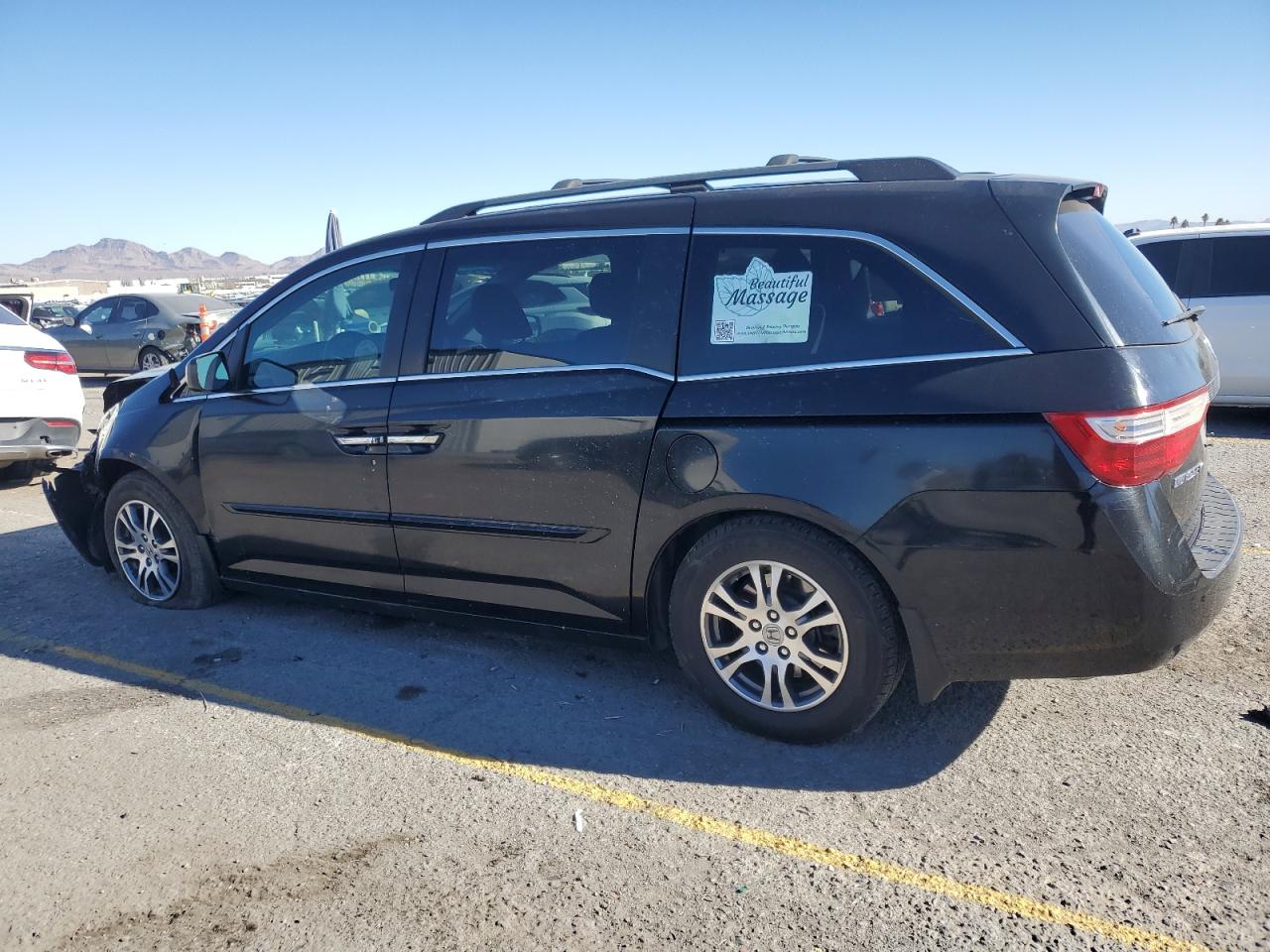2012 Honda Odyssey VIN 5FNRL5H47CB037023 Copart auction photo, front end damage thumbnail 2