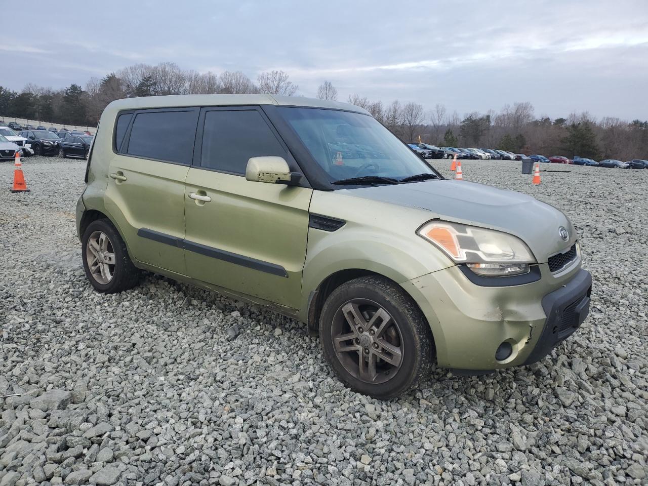 2011 KIA Soul VIN KNDJT2A20B7246192 Copart auction photo, all over damage thumbnail 4