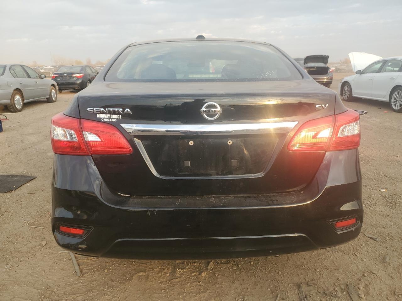 2018 Nissan Sentra VIN 3N1AB7AP8JL650348 Copart auction photo, front end / side damage thumbnail 6