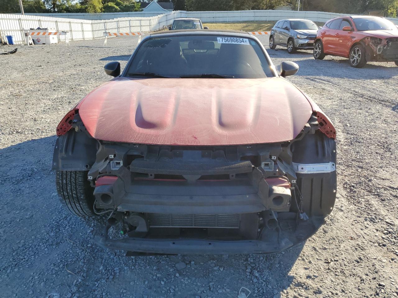 2017 Fiat 124 Spider VIN JC1NFAEK7H0118852 Copart auction photo, front end damage thumbnail 5