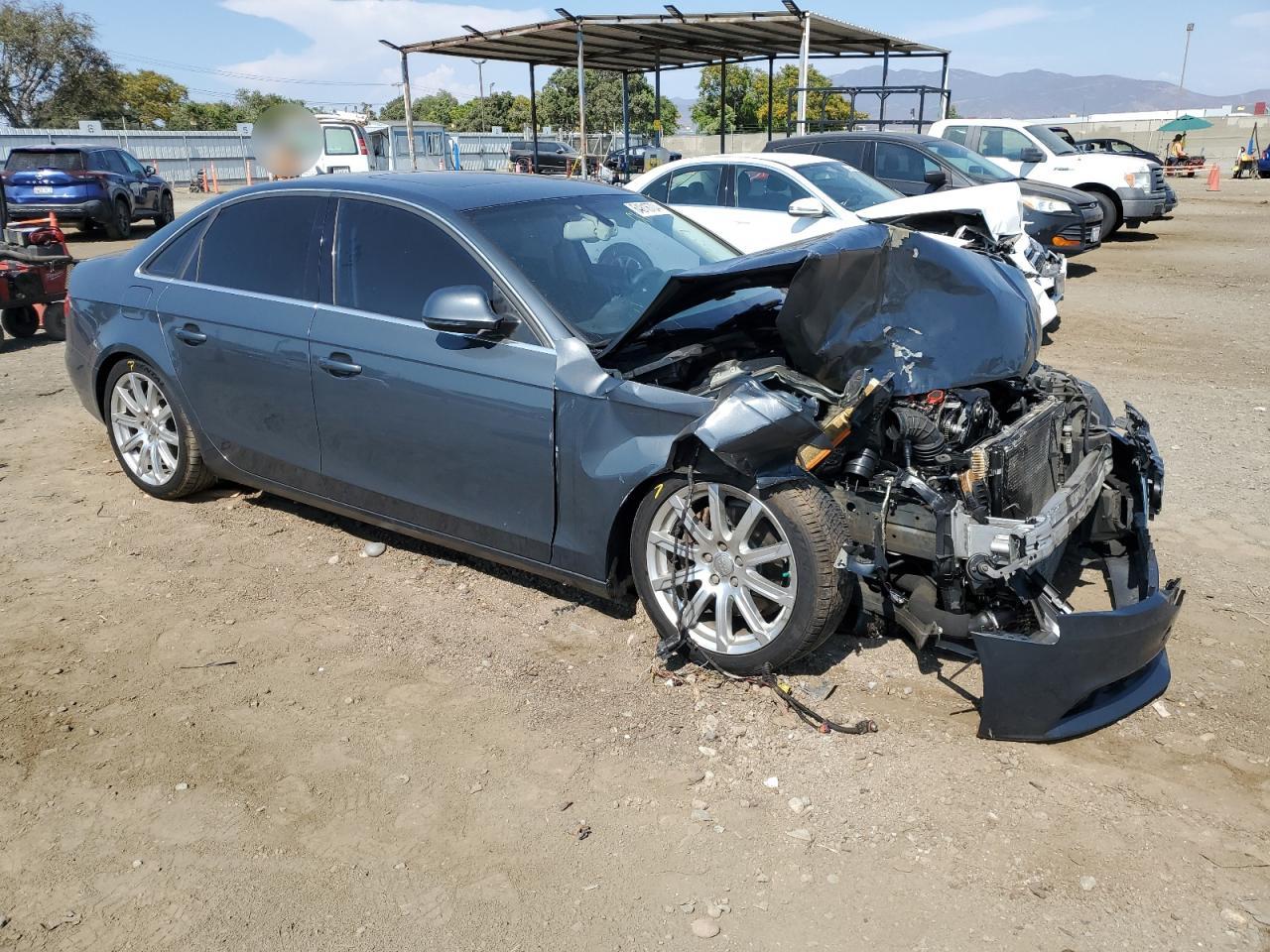 2009 Audi A4 VIN WAUSF78K39N028524 Copart auction photo, front end damage thumbnail 4