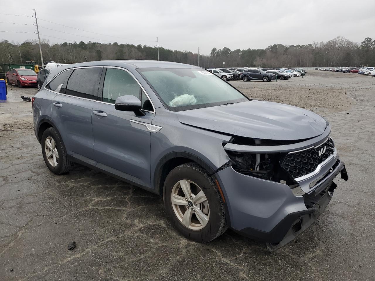 2023 KIA Sorento VIN 5XYRG4LC4PG245386 Copart auction photo, front end damage thumbnail 4