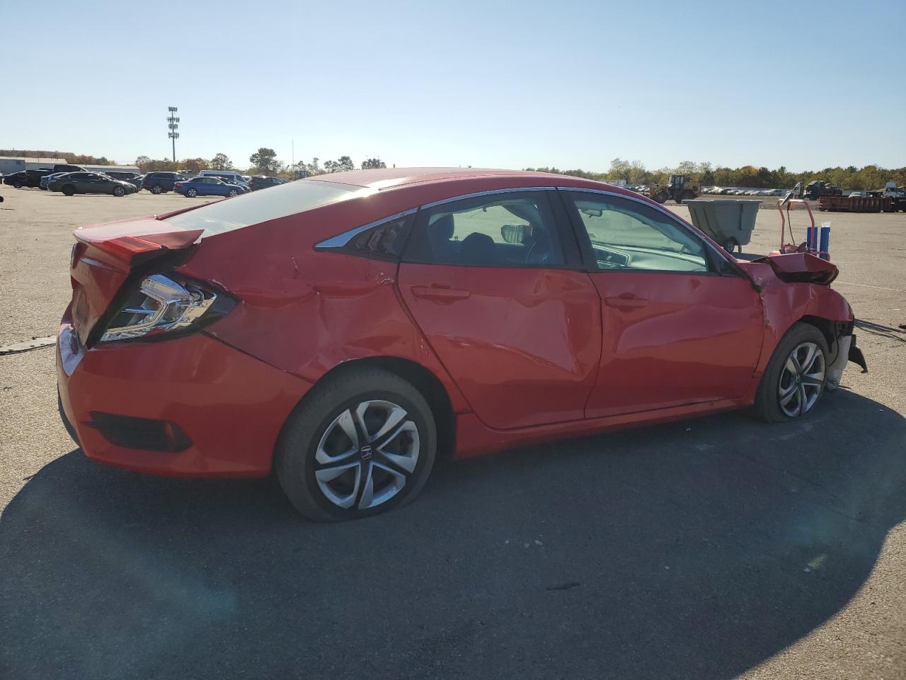 2018 Honda Civic VIN 2HGFC2F5XJH552880 Copart auction photo, all over / rear end damage thumbnail 3