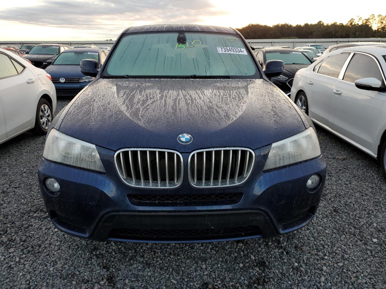 2012 BMW X3 VIN 5UXWX5C52CL728981 Copart auction photo, water/flood damage thumbnail 5