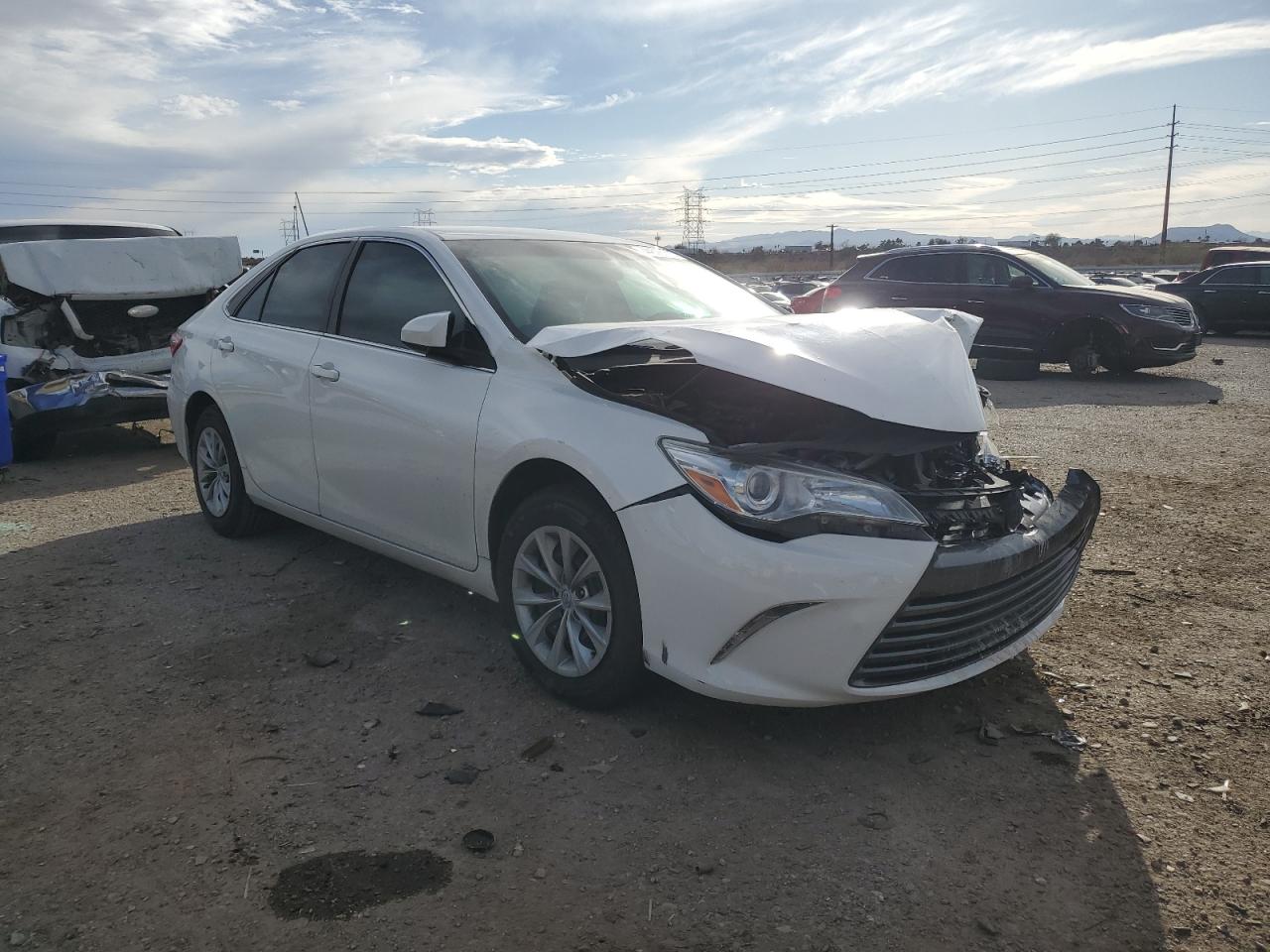 2017 Toyota Camry VIN 4T1BF1FK6HU725771 Copart auction photo, front end damage thumbnail 4