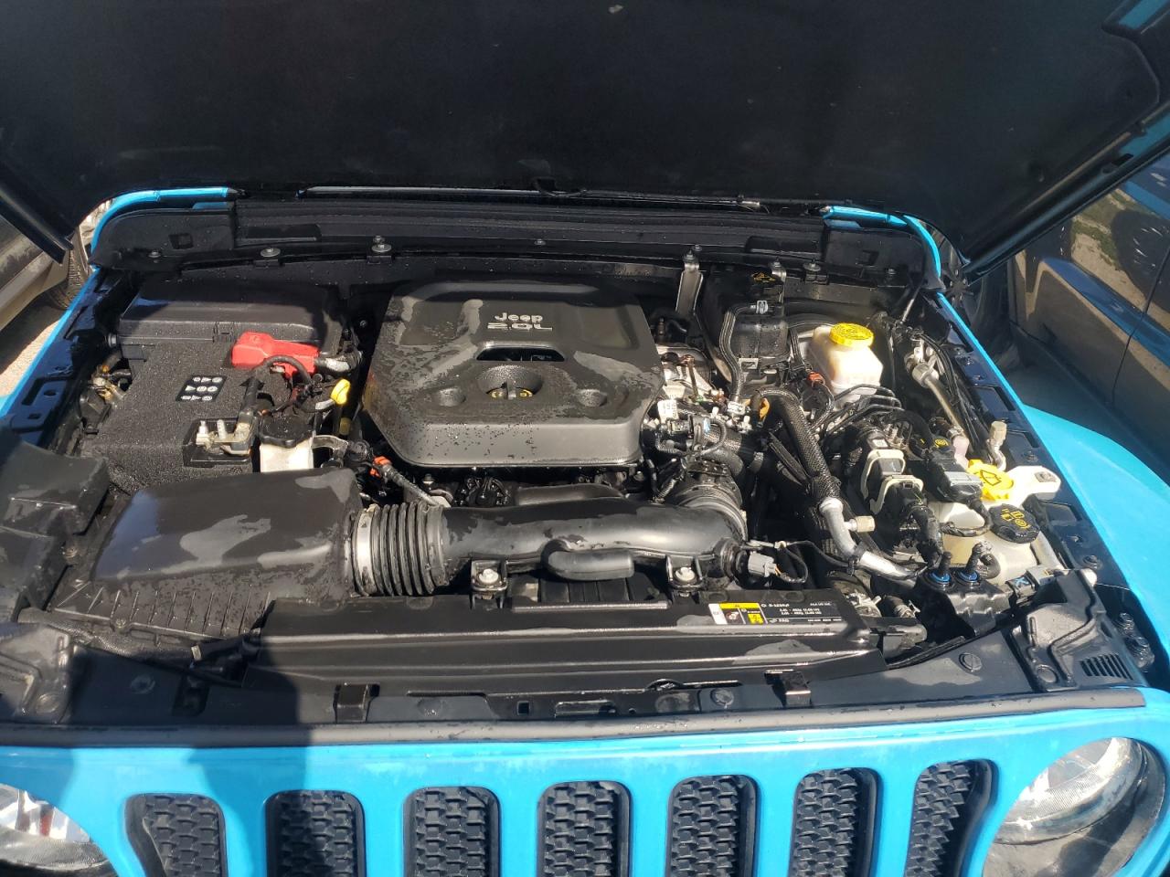 2019 Jeep Wrangler VIN 1C4HJXEN4KW592645 Copart auction photo, water/flood damage thumbnail 12