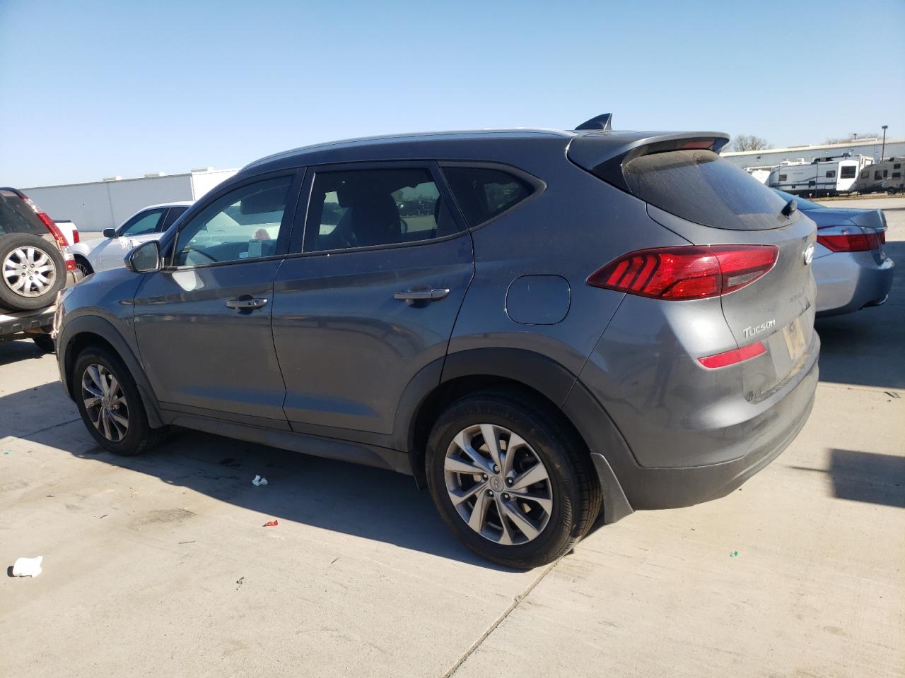 2019 Hyundai Tucson VIN KM8J33A43KU043866 Copart auction photo, side damage thumbnail 2