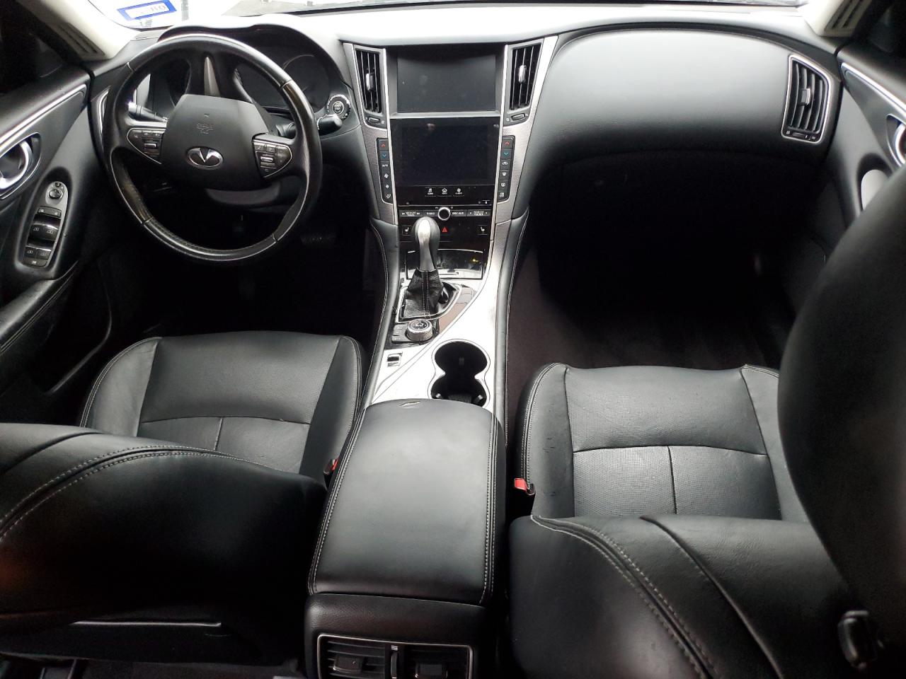 2015 Infiniti Q50 VIN JN1BV7AP6FM345505 Copart auction photo, all over damage thumbnail 8
