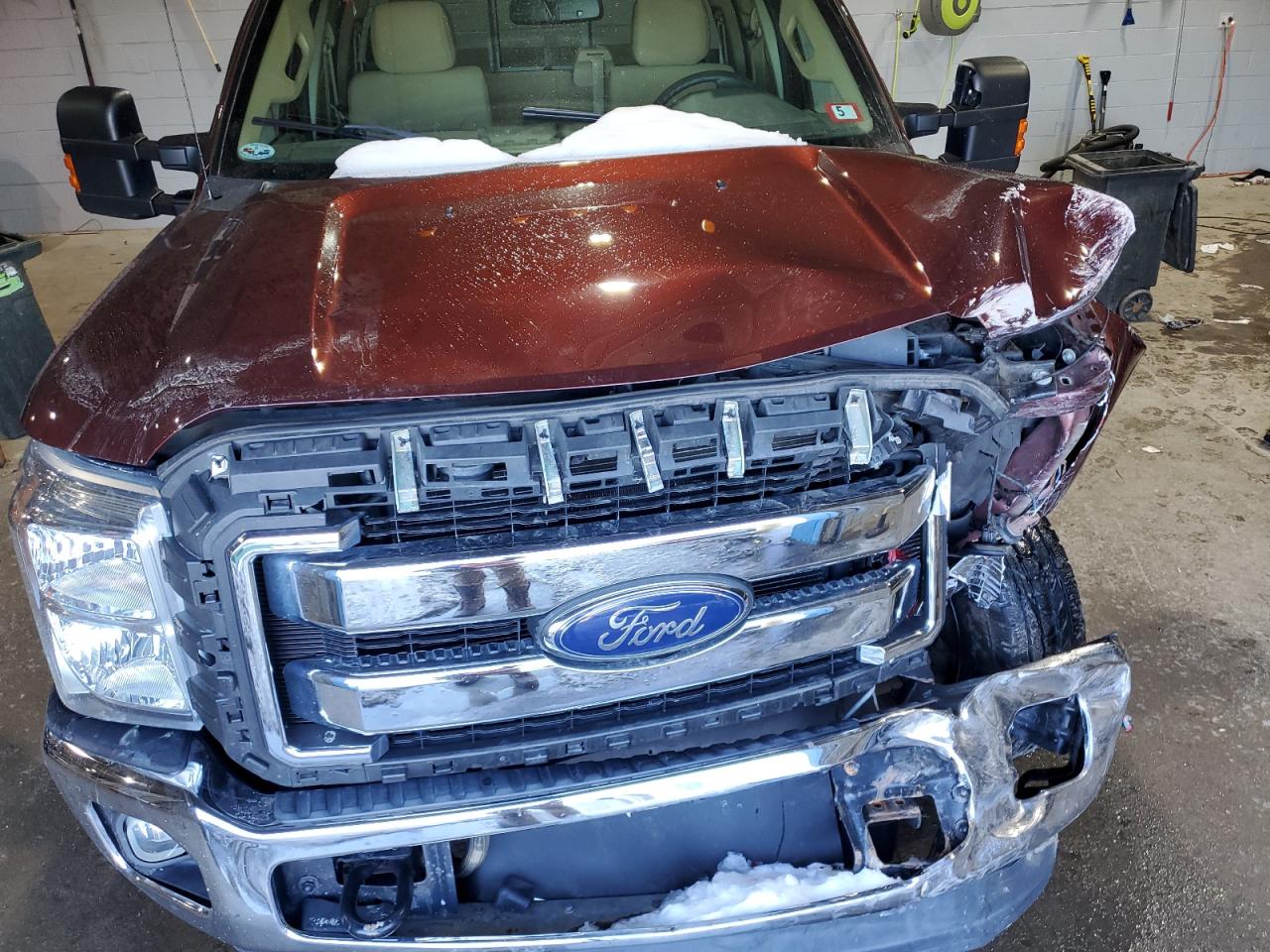 2016 Ford F250 VIN 1FT7X2B62GED44059 Copart auction photo, front end / minor dent/scratches damage thumbnail 11