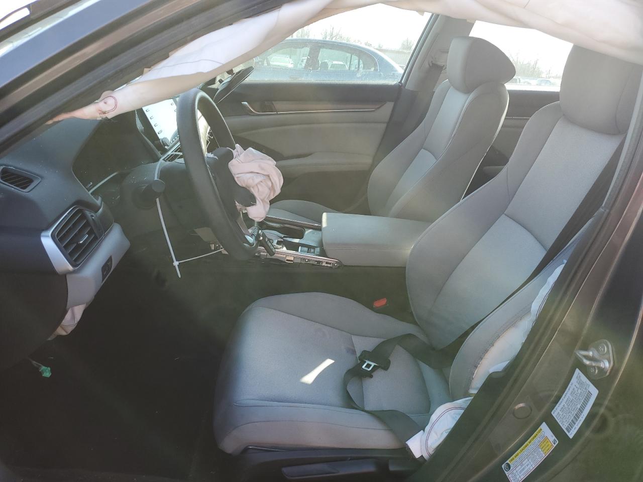 2019 Honda Accord VIN 1HGCV1F10KA122652 Copart auction photo, front end / side damage thumbnail 7