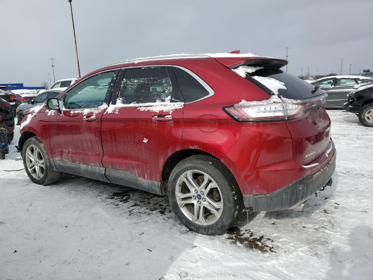 2016 Ford Edge VIN 2FMPK4K90GBC17144 Copart auction photo, front end damage thumbnail 2