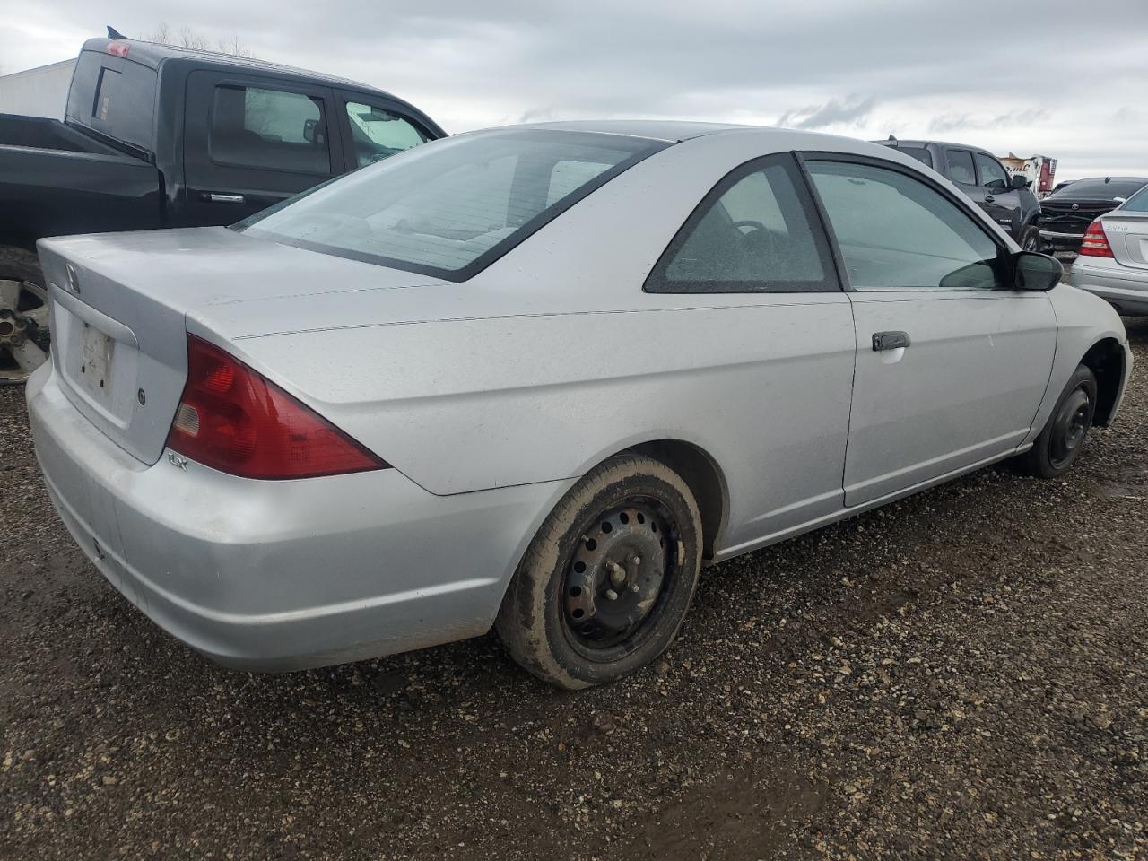 2001 Honda Civic VIN 1HGEM22581L060527 Copart auction photo, all over damage thumbnail 3