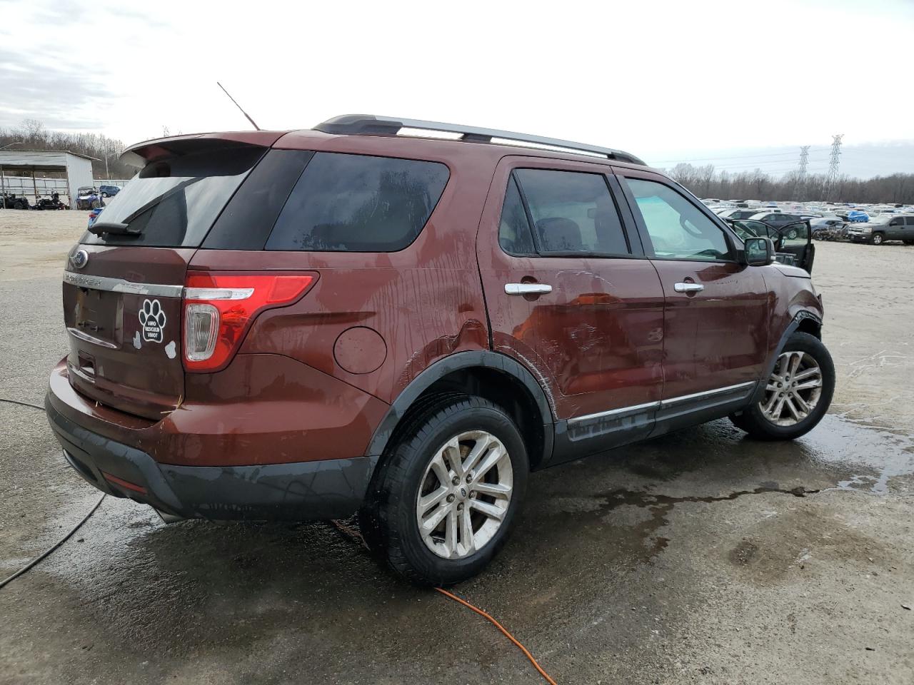 2015 Ford Explorer VIN 1FM5K7D8XFGB72248 Copart auction photo, all over damage thumbnail 3