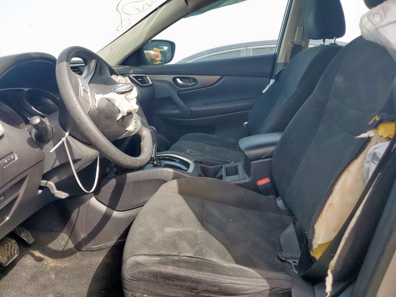 2016 Nissan Rogue VIN 5N1AT2MT9GC756538 Copart auction photo, front end / side damage thumbnail 7