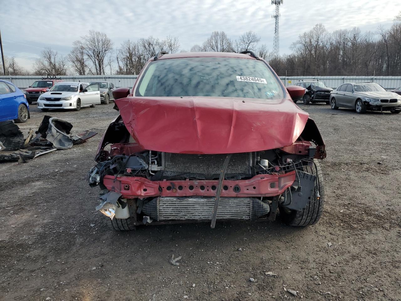 2014 Ford Escape VIN 1FMCU9G98EUD05591 Copart auction photo, front end damage thumbnail 5