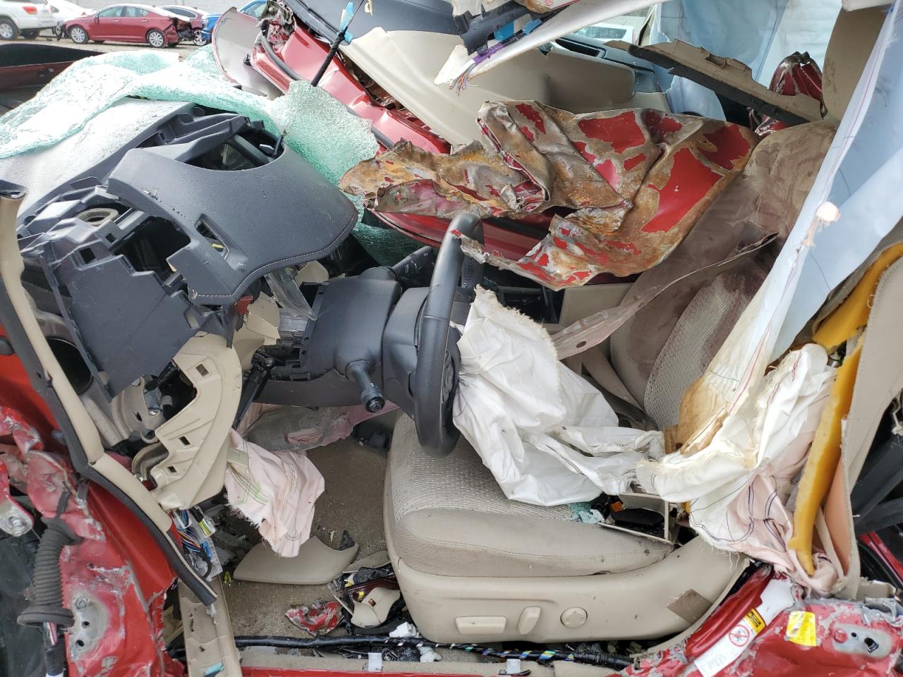 2014 Toyota Camry VIN 4T4BF1FK0ER379511 Copart auction photo, all over damage thumbnail 7
