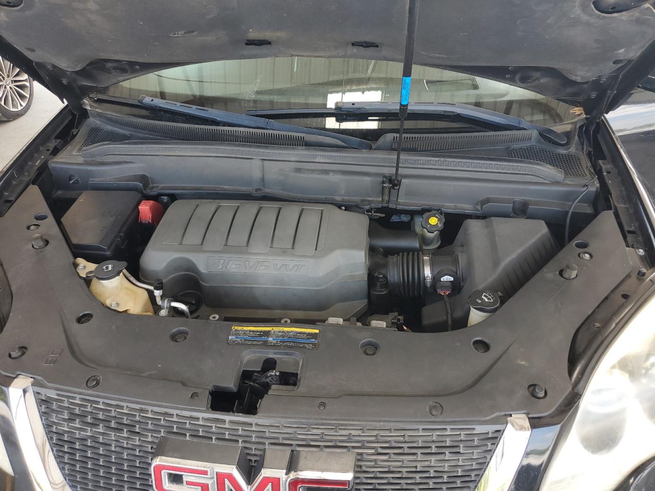 2008 GMC Acadia VIN 1GKER23768J115406 Copart auction photo, front end / side damage thumbnail 12