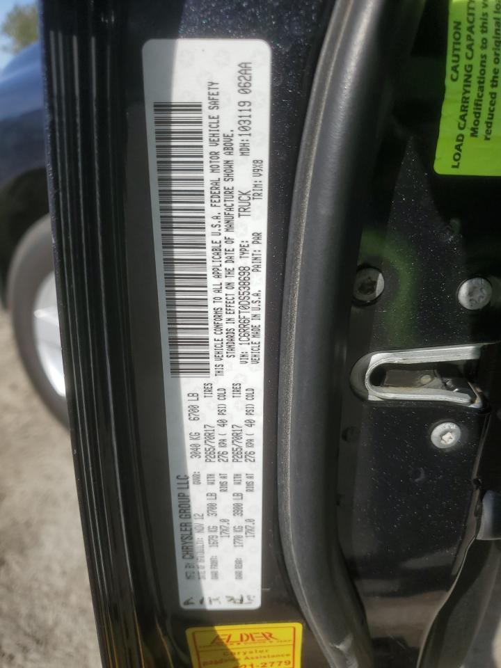 2013 RAM 1500 VIN 1C6RR6FT0DS538698 Copart auction photo, side / minor dent/scratches damage thumbnail 14