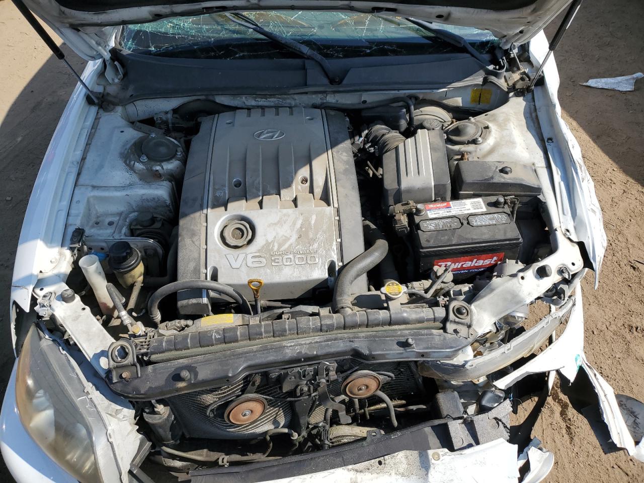 2001 Hyundai Grandeur VIN KMHFU45D51A153238 Copart auction photo, front end damage thumbnail 12