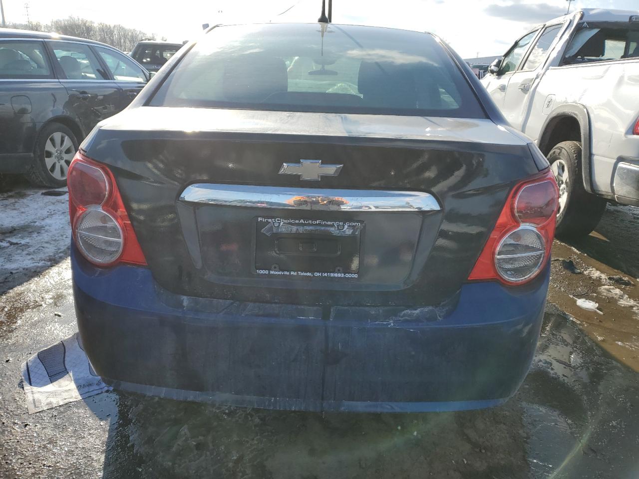 2013 Chevrolet Sonic VIN 1G1JC5SB6D4252737 Copart auction photo, front end damage thumbnail 6