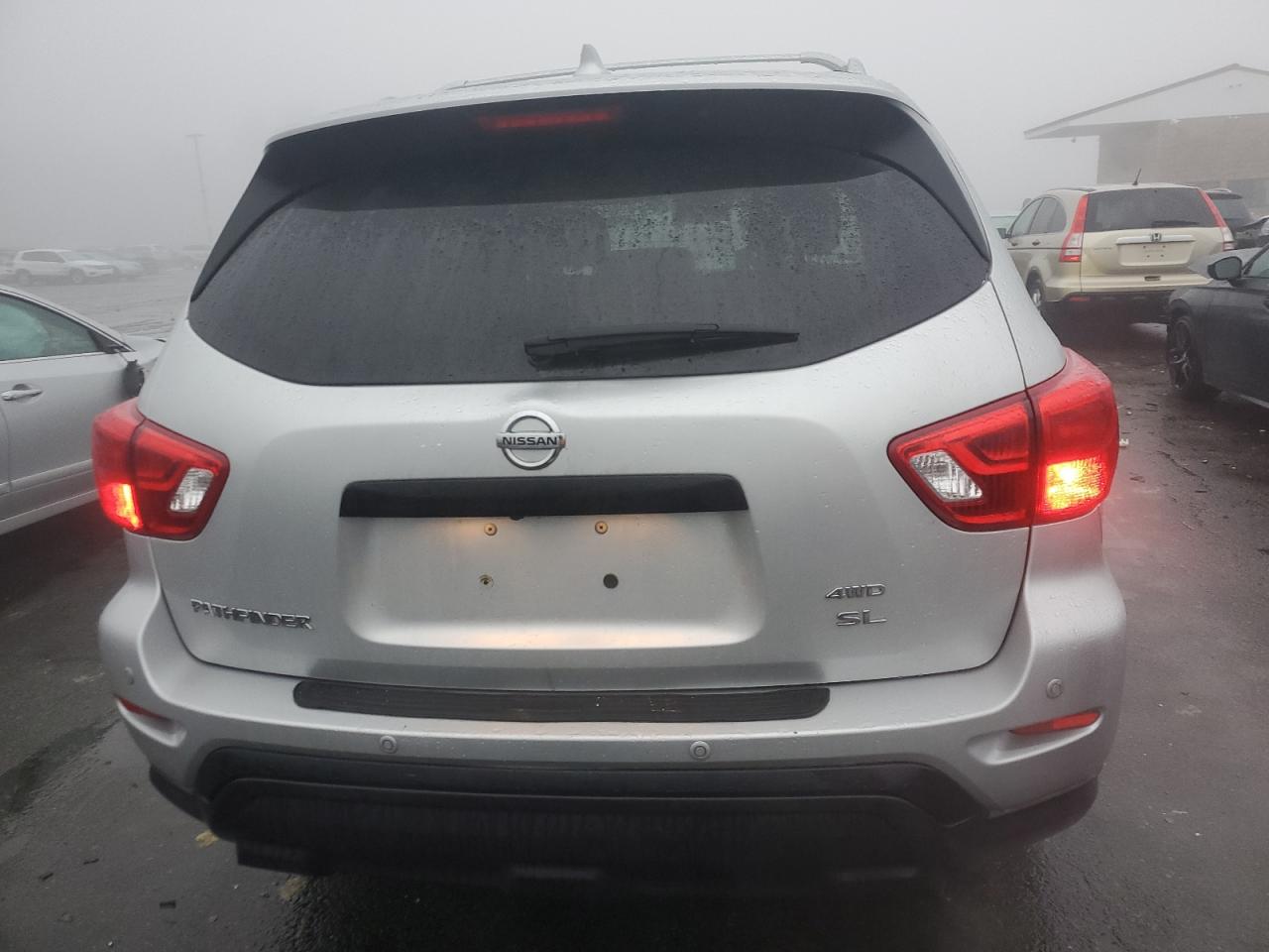 2020 Nissan Pathfinder VIN 5N1DR2CM9LC613329 Copart auction photo, side / front end damage thumbnail 6